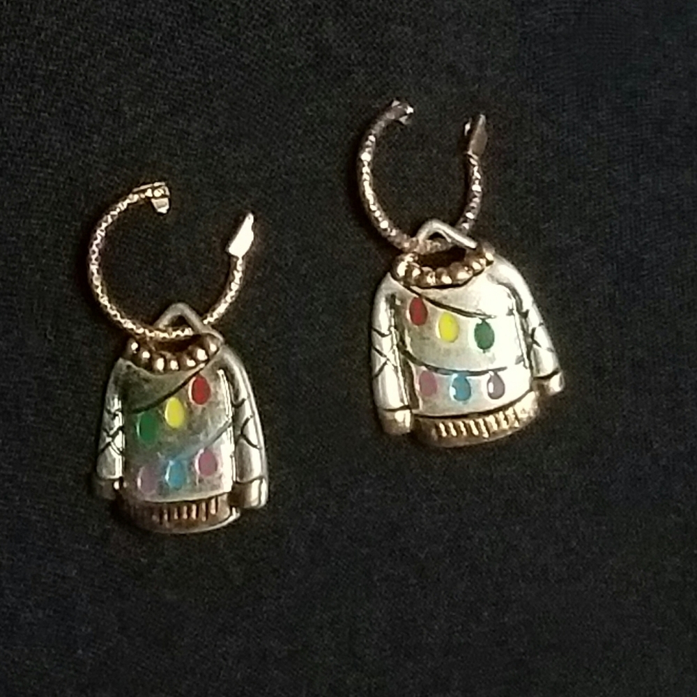 Viola Christmas Ugly Sweater Earrings
